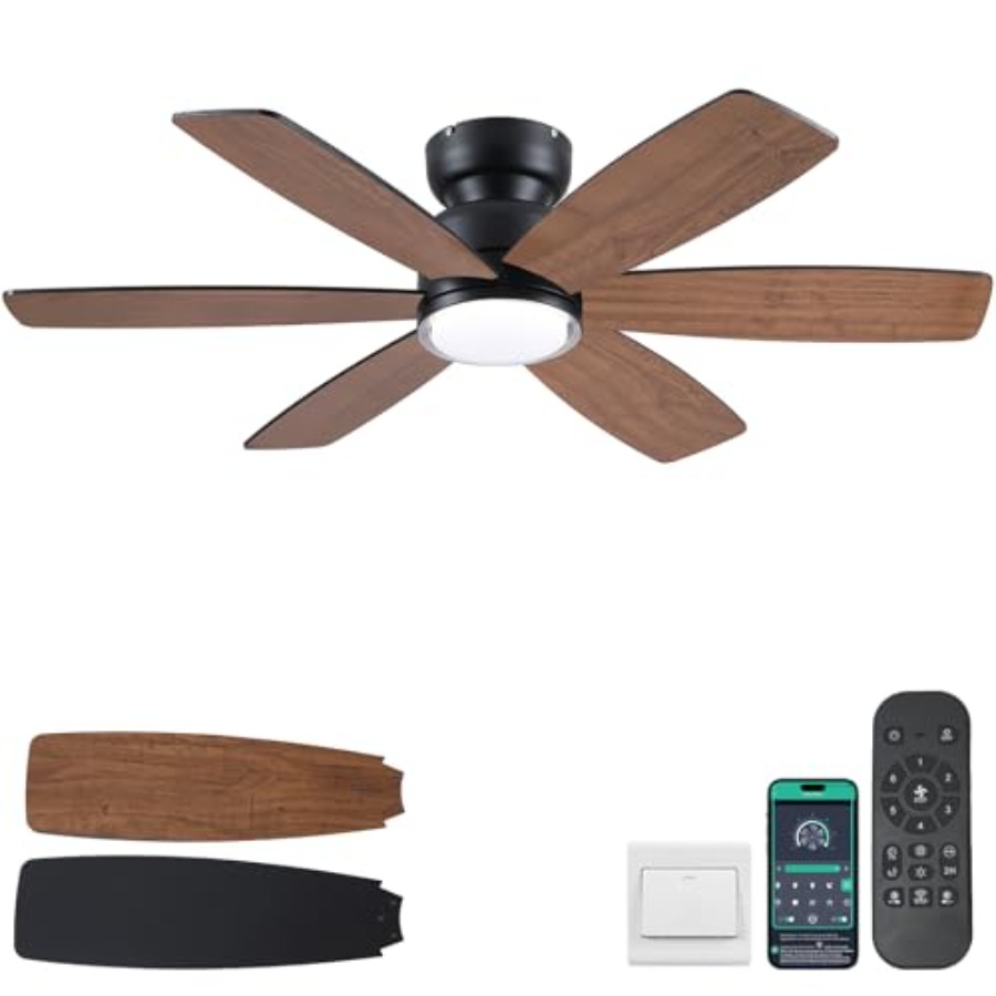 Ceiling Fan Mount - Rustic Ceilg Fans with Lights, Low