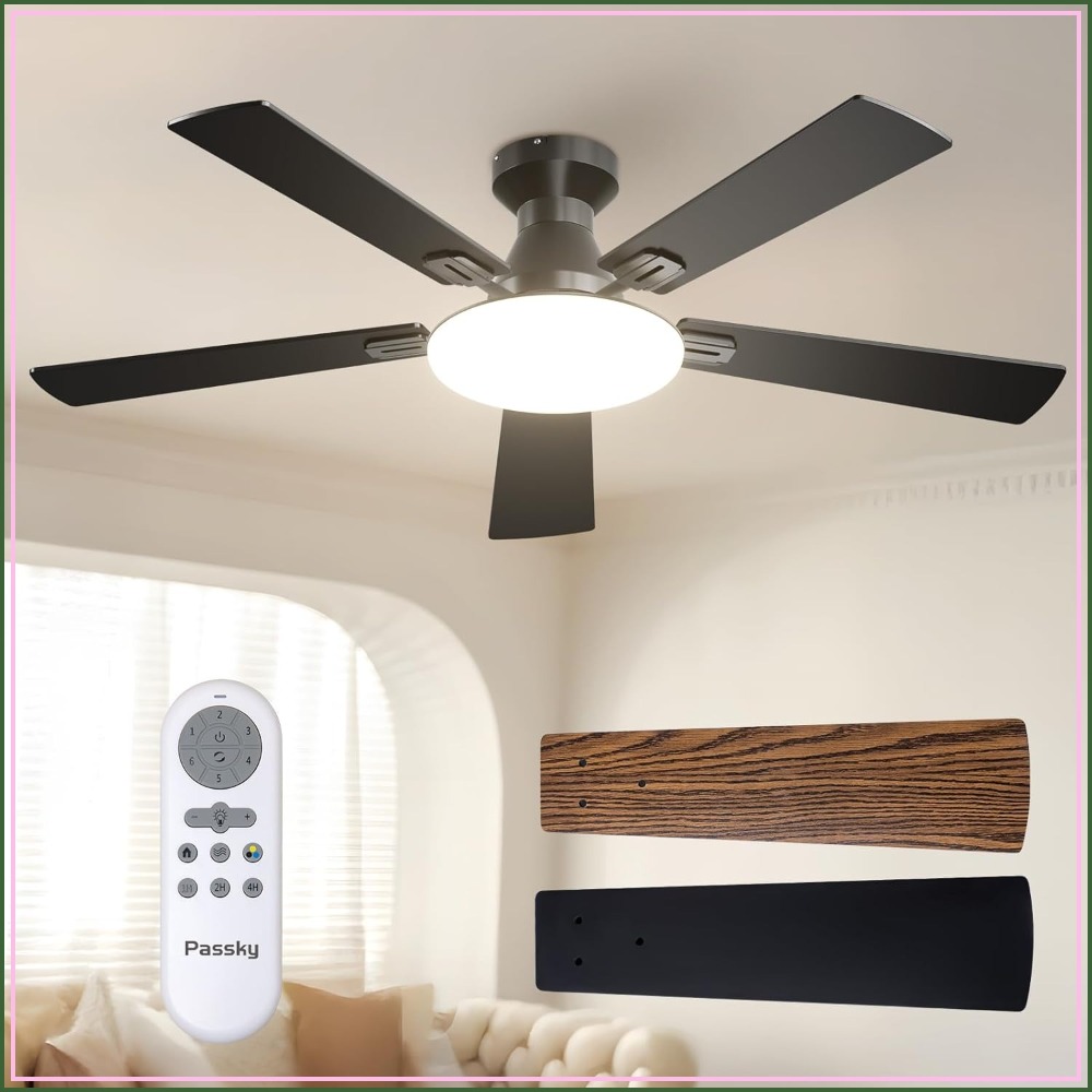 Ceiling Fan Mount - 52 inch Flush Mount Ceiling Fan