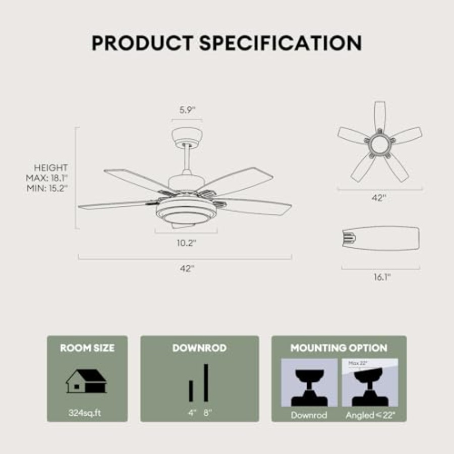 Ceiling Fans with Lights and R – обзор и цена Ceiling Fan Mount