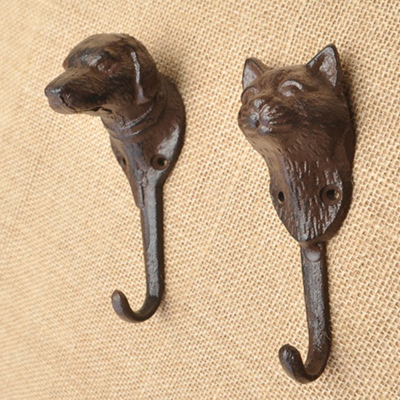 1pc Rustic Cast Iron Hook Dog/ – обзор и цена Home Improvement Cast