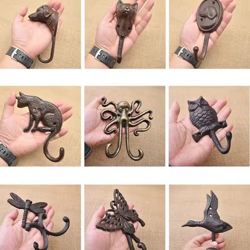 1pc Rustic Cast Iron Hook Dog/ – обзор и цена Home Improvement Cast