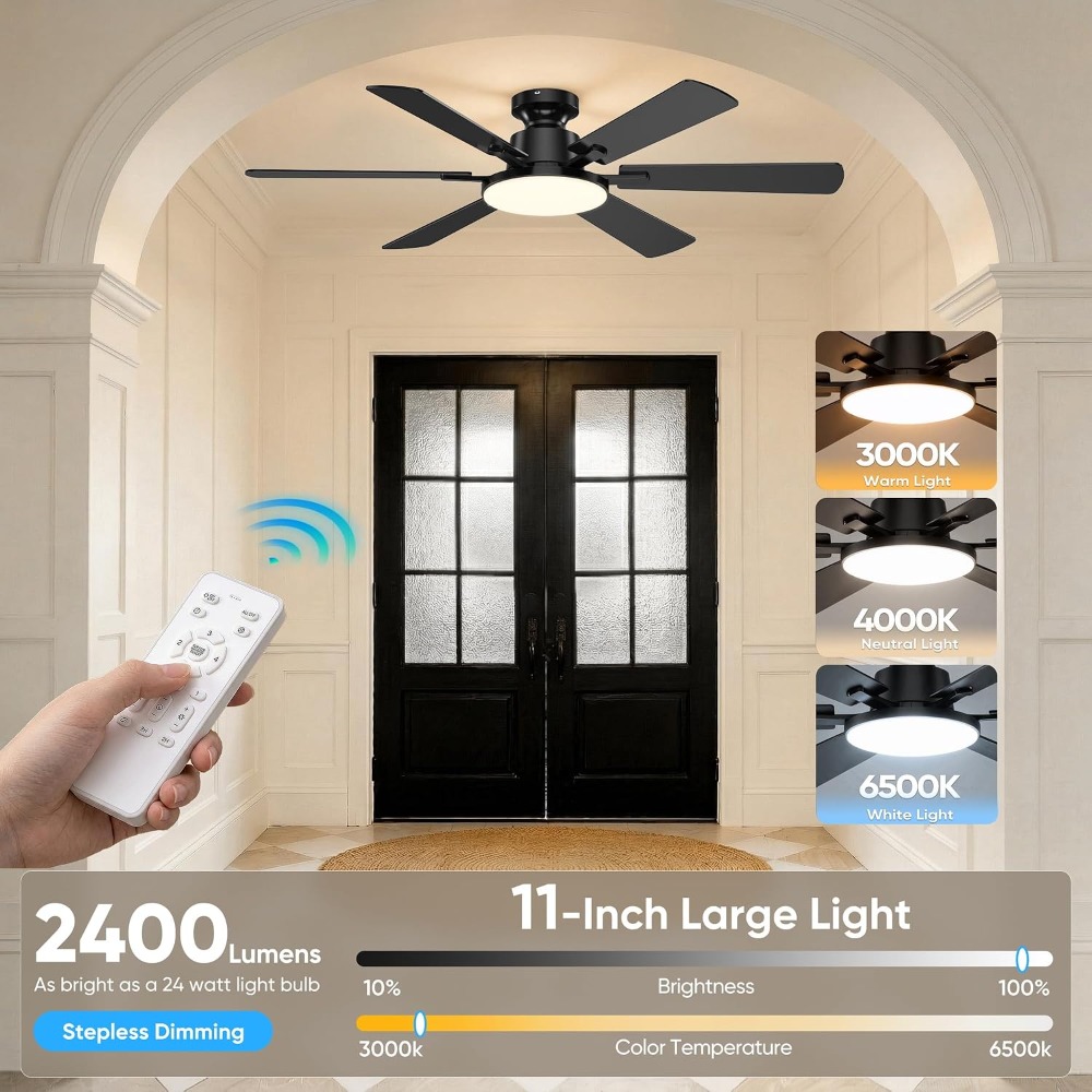 52 Inch Ceiling Fan with Light – обзор и цена Ceiling Fan Mount