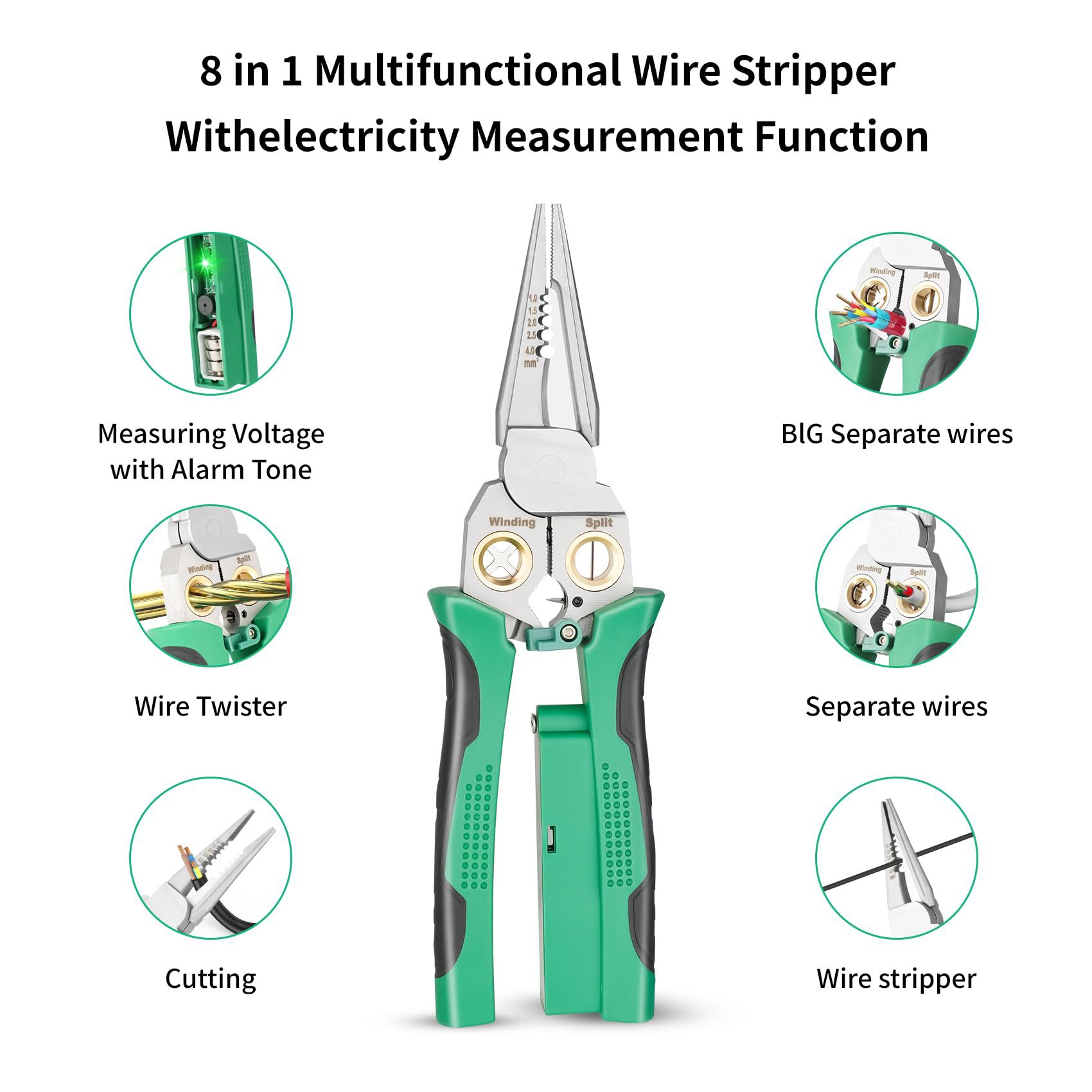 8-in-1 Multifunction Wire Stri – обзор и цена Home Improvement Cast
